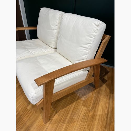 URBAN RESEARCH DOORS (アーバンリサーチドアーズ) 2人掛けソファー ホワイト×ブラウン 308 ホワイトオーク材×ファブリック Bothy