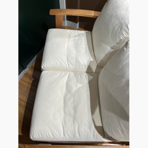 URBAN RESEARCH DOORS (アーバンリサーチドアーズ) 2人掛けソファー ホワイト×ブラウン 308 ホワイトオーク材×ファブリック Bothy