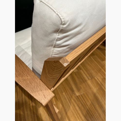 URBAN RESEARCH DOORS (アーバンリサーチドアーズ) 2人掛けソファー ホワイト×ブラウン 308 ホワイトオーク材×ファブリック Bothy