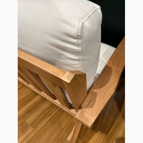 URBAN RESEARCH DOORS (アーバンリサーチドアーズ) 2人掛けソファー ホワイト×ブラウン 308 ホワイトオーク材×ファブリック Bothy