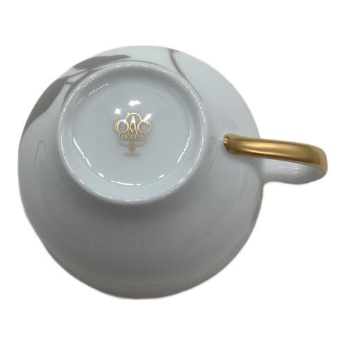 大倉陶園 (オオクラトウエン) ティー碗皿 金蝕バラ