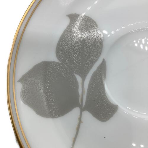 大倉陶園 (オオクラトウエン) ティー碗皿 金蝕バラ