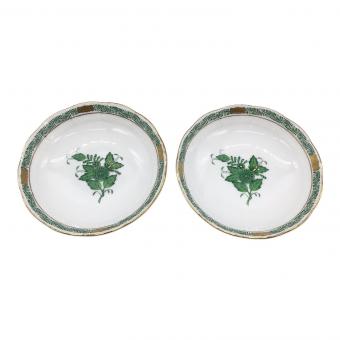 Herend (ヘレンド) スイートディッシュ アポニーグリーン 2Pセット