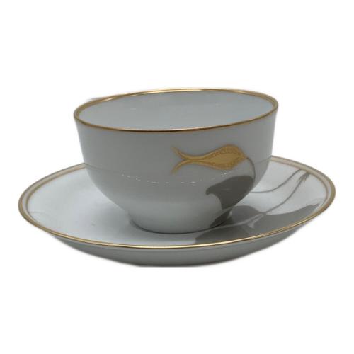 大倉陶園 (オオクラトウエン) カップ&ソーサー 金蝕バラ