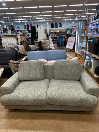 UNICO (ウニコ) 2.5人掛けカバーリングソファー グレー 119 ファブリック GREIG