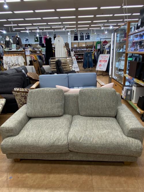 UNICO (ウニコ) 2.5人掛けカバーリングソファー グレー 119 ファブリック GREIG