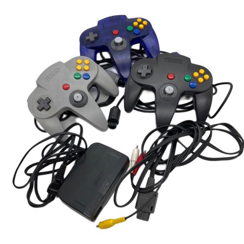Nintendo (ニンテンドー) Nintendo64 コントローラー3個付き NUS-001(JPN) 通電のみ確認済 NUJ10061865