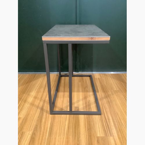 光グローバルトレーディング (ヒカリグローバルトレーディング) サイドテーブル グレー×ブラック ガリシア