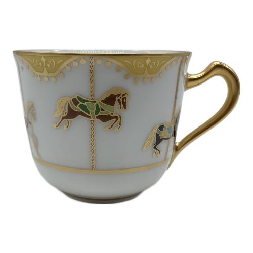 大倉陶園 (オオクラトウエン) カップ&ソーサー うまくゆく回転木馬