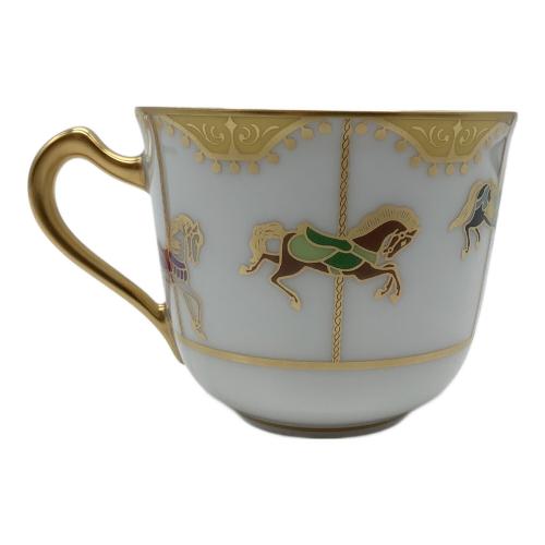 大倉陶園 (オオクラトウエン) カップ&ソーサー うまくゆく回転木馬