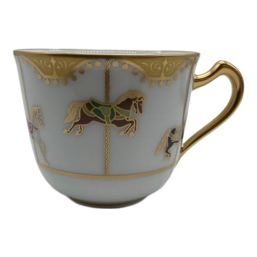 大倉陶園 (オオクラトウエン) カップ&ソーサー うまくゆく回転木馬