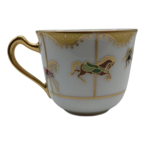 大倉陶園 (オオクラトウエン) カップ&ソーサー うまくゆく回転木馬