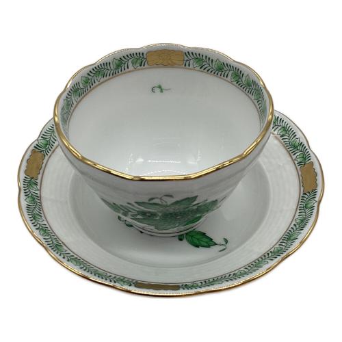 Herend (ヘレンド) オリエンタルカップ＆ソーサー アポニーグリーン