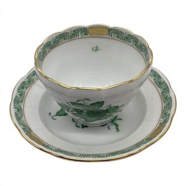 Herend (ヘレンド) ファンシーディッシュ △ アポニーグリーン