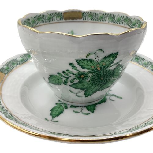 Herend (ヘレンド) オリエンタルカップ＆ソーサー アポニーグリーン