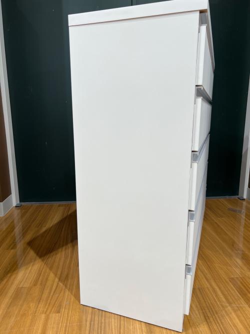 5段チェスト 384 幅100×高さ100×奥行40(cm) ホワイト