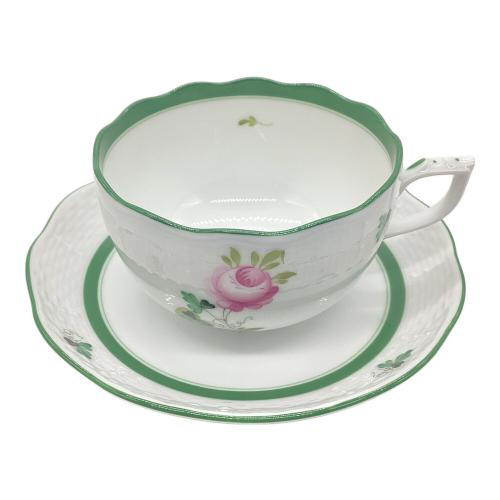 Herend (ヘレンド) ティーカップ&ソーサー ▲ ウィーンのバラ