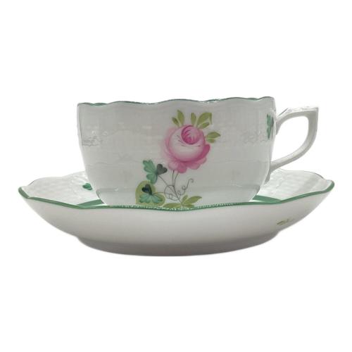 Herend (ヘレンド) ティーカップ&ソーサー ▲ ウィーンのバラ