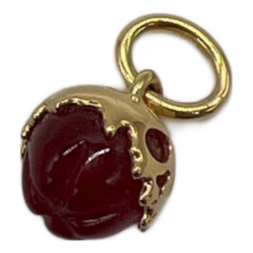 PANDORA (パンドラ) アップルダングルチャーム ゴールド×レッド Disney