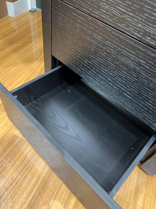 songdream (ソングドリーム) チェスト 24 ブラック×シルバー