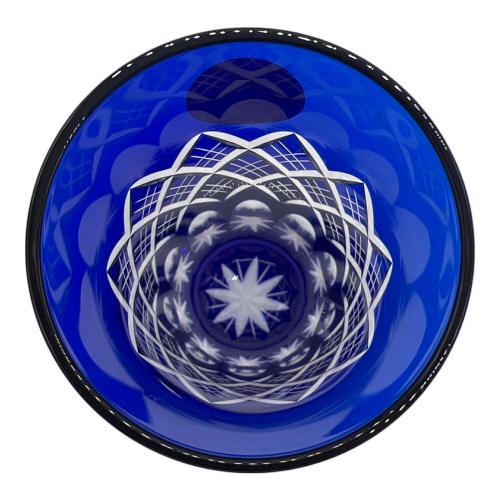 江戸切子 ▲ 重ね矢来 ロビール ペア