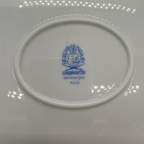 Herend (ヘレンド) オーバルプレート ▲ アポニーグリーン
