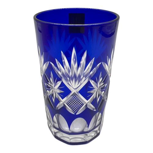 田島硝子 (タジマガラス) 江戸切子 ▲ 重ね矢来紋