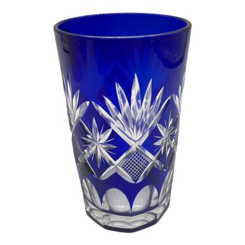 田島硝子 (タジマガラス) 江戸切子 ▲ 重ね矢来紋