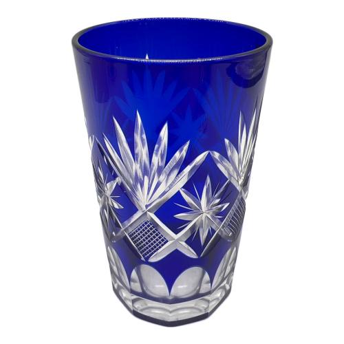 田島硝子 (タジマガラス) 江戸切子 ▲ 重ね矢来紋