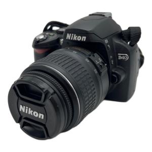 Nikon (ニコン) 一眼レフカメラ レンズ：AF-S NIKKOR18-55mm D40 -