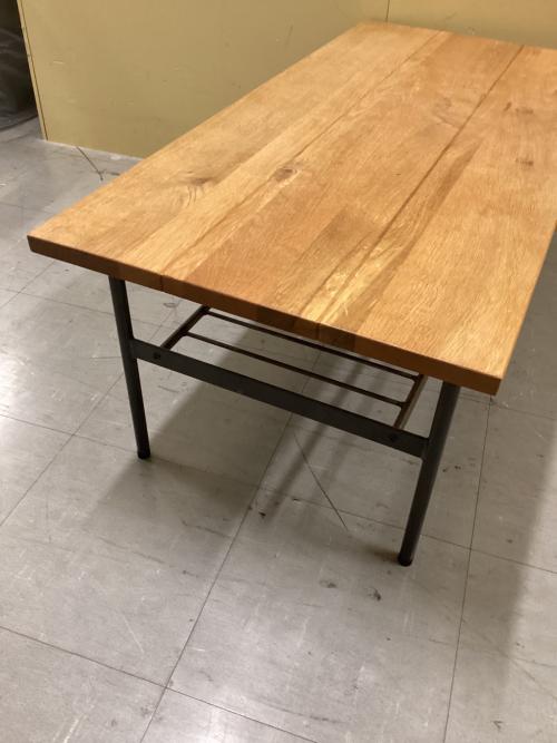 BIMAKES (ビメイクス) コーヒーテーブル ナチュラル×ブラック　天然木 SHINBASU