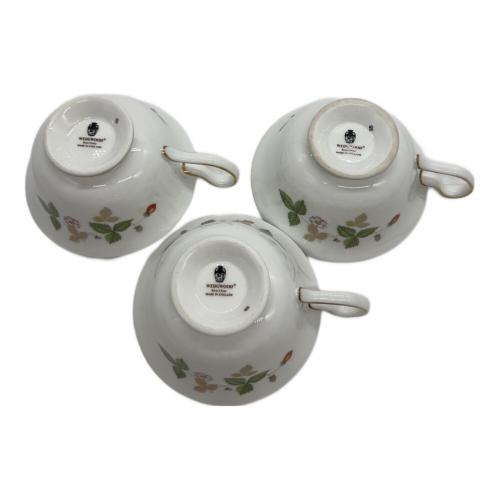 Wedgwood (ウェッジウッド) カップ&ソーサー ヨゴレ有 ワイルドストロベリー 6Pセット