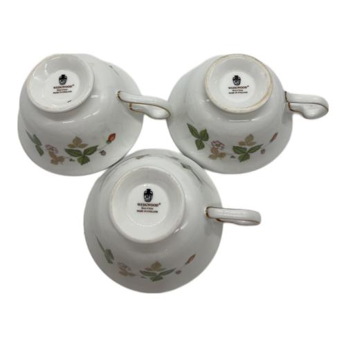 Wedgwood (ウェッジウッド) カップ&ソーサー ヨゴレ有 ワイルドストロベリー 6Pセット