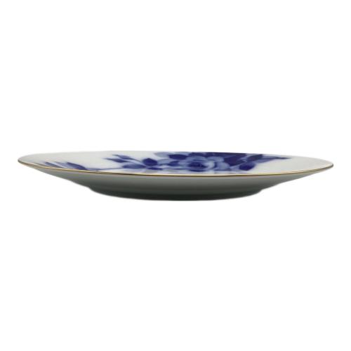 大倉陶園 (オオクラトウエン) フィッシュ皿 23cm ▲ ブルーローズ(8011)