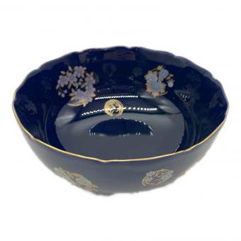 香蘭社 (コウランシャ) 深鉢 ▲ ルリ花丸紋