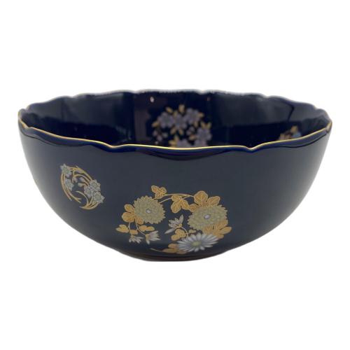 香蘭社 (コウランシャ) 深鉢 ▲ ルリ花丸紋