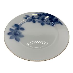 大倉陶園 (オオクラトウエン) フィッシュ皿 23cm ▲ ブルーローズ(8011)