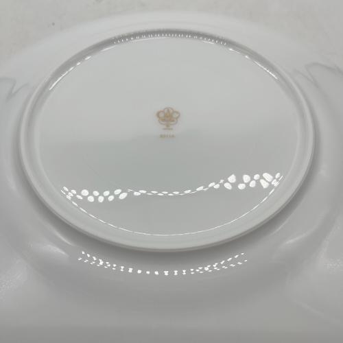 大倉陶園 (オオクラトウエン) フィッシュ皿 23cm ▲ ブルーローズ(8011)