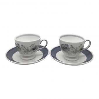 Wedgwood (ウェッジウッド) カップ&ソーサー ▲ グレンミスト 2Pセット