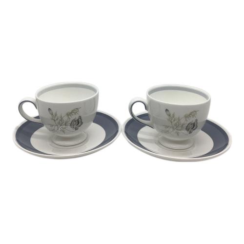 Wedgwood (ウェッジウッド) カップ&ソーサー ▲ グレンミスト 2Pセット