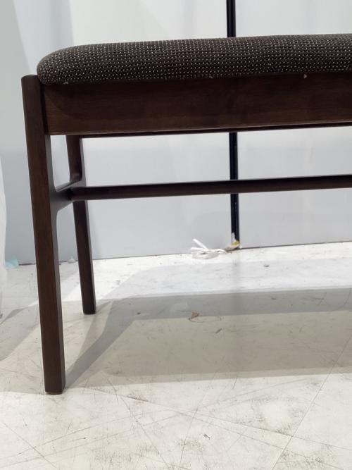 カリモク60 (カリモクロクマル) ベンチ セラムダークグレー C36112BK