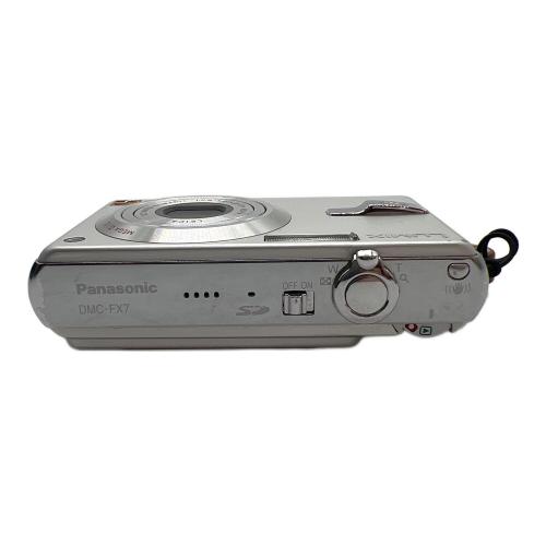Panasonic (パナソニック) コンパクトデジタルカメラ LUMIX DMC-FX7 536万画素(総画素) 500万画素(有効画素) 1/2.5型CCD FR4JB007046