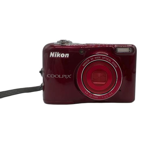 Nikon (ニコン) コンパクトデジタルカメラ COOLPIX L32 2005万画素 1/2.3型CCD 乾電池 SDXCカード対応 ISO80～1600 1.1コマ/秒 1～1/2000 秒 21015907