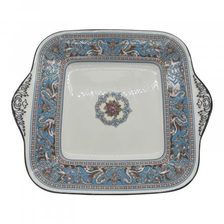 Wedgwood (ウェッジウッド) ブレッド&バタープレート ホワイト×ブルー