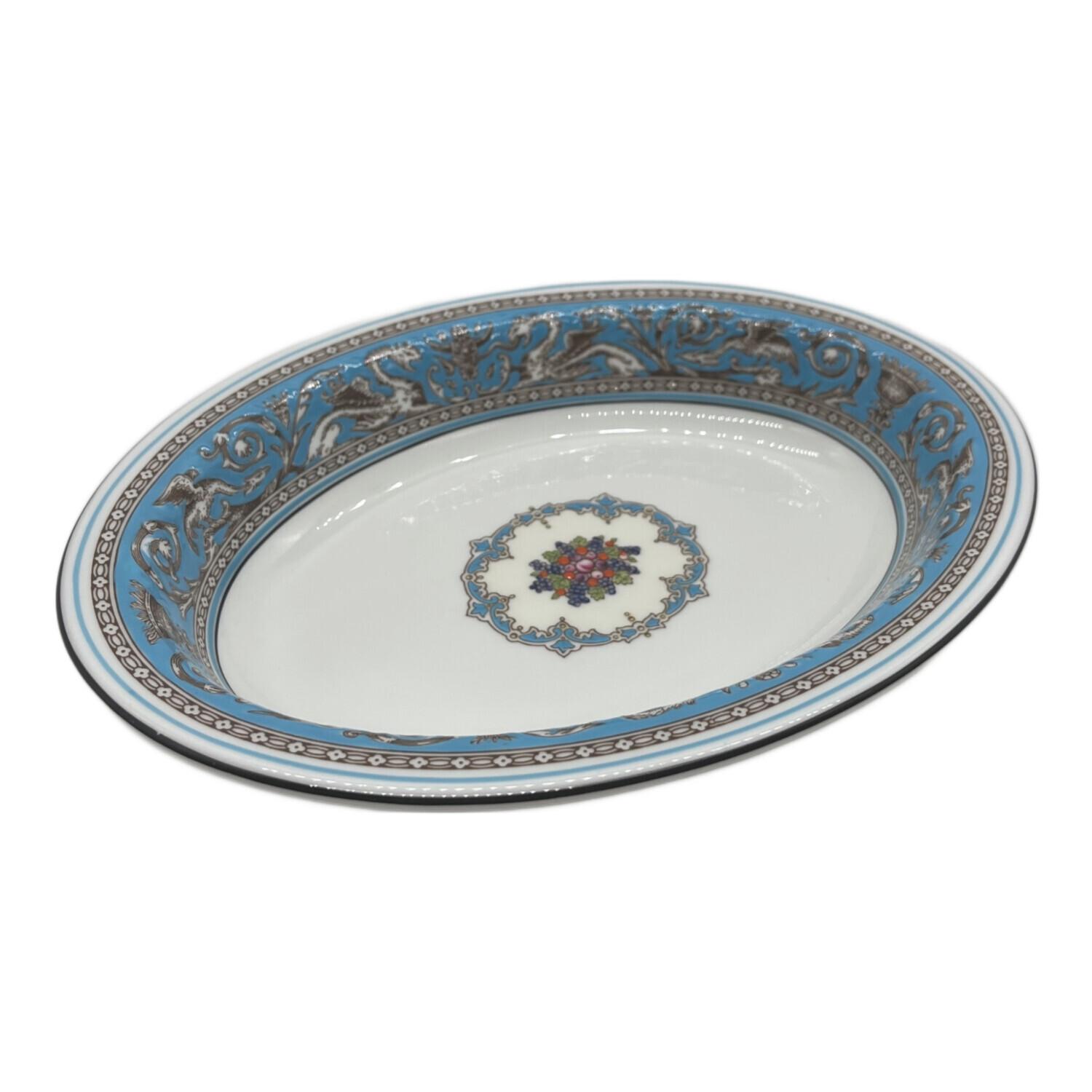 Wedgwood (ウェッジウッド) オーバルプレート ホワイト×ブルー/26cm