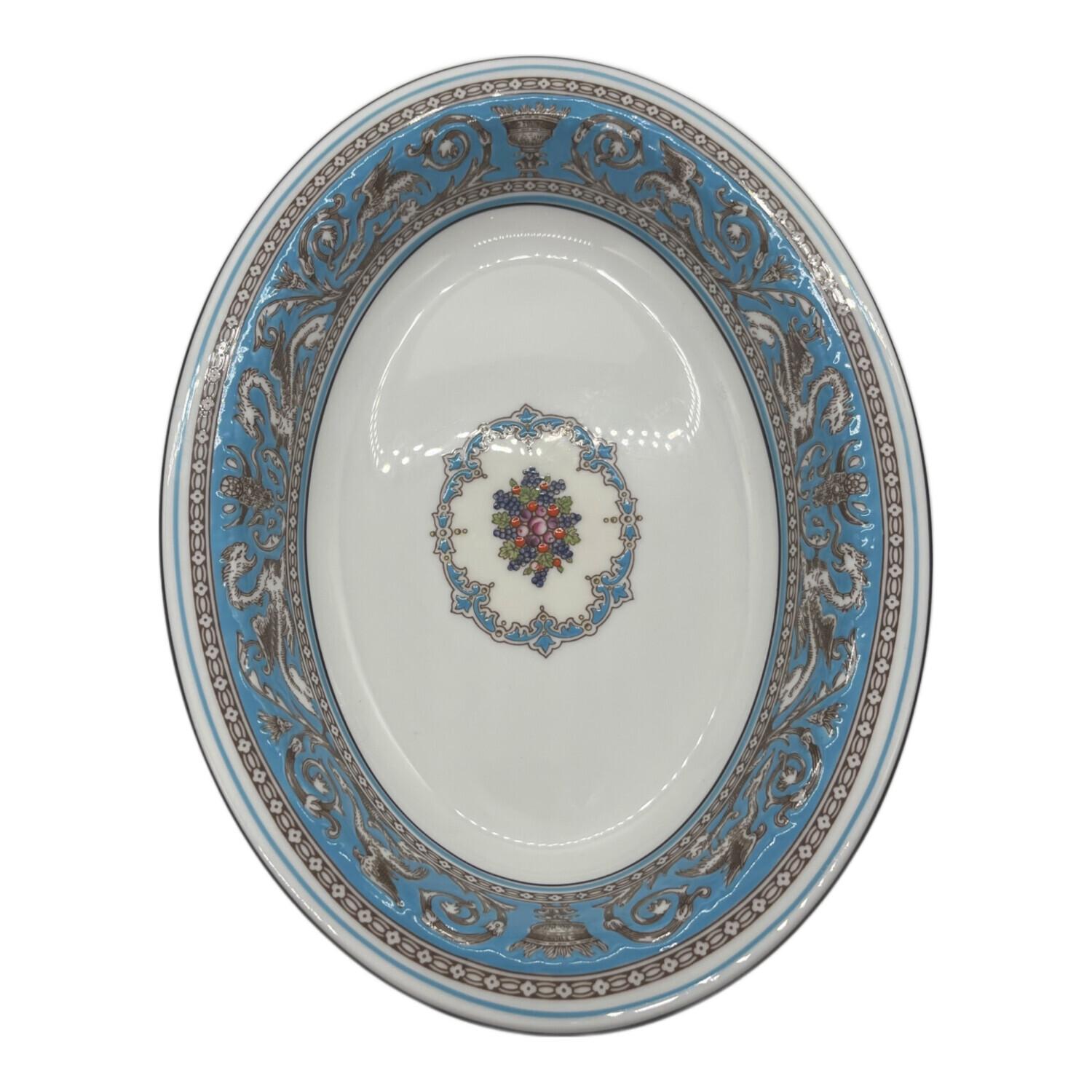 Wedgwood (ウェッジウッド) オーバルプレート ホワイト×ブルー/26cm