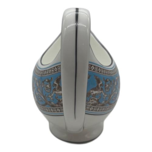 Wedgwood (ウェッジウッド) ソースボート ホワイト×ブルー フロレンティーン・ターコイズ