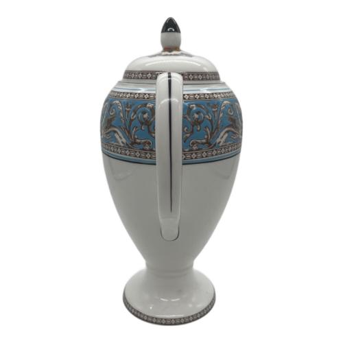 Wedgwood (ウェッジウッド) ティーポット 注ぎ口カケ有 フロレンティーン・ターコイズ