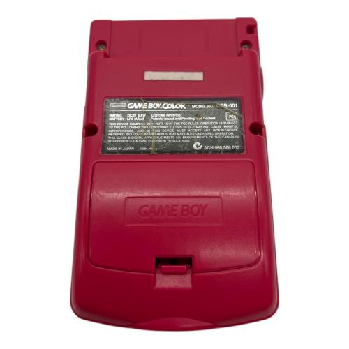 Nintendo (ニンテンドー) GAMEBOY COLOR シール跡・画面ヤケ有 CGB-001 動作確認済み -