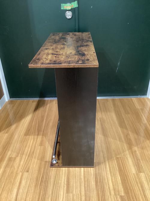 カウンターテーブル ブラウン×ブラック 9 4段